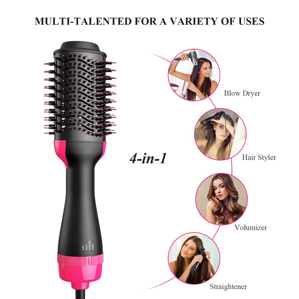 Hair Straightener Brush - One Step Hair Straightener