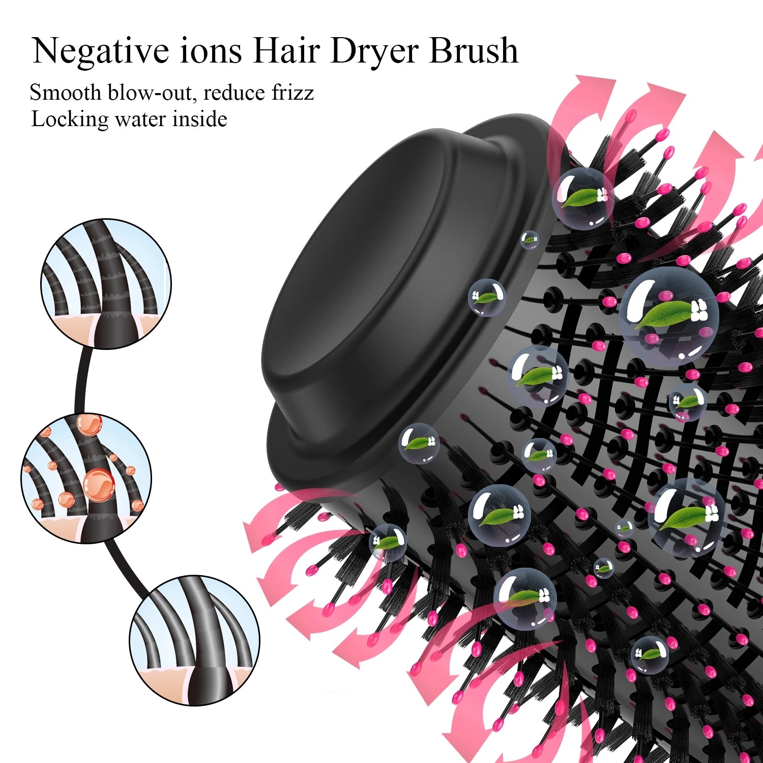 Hair Straightener Brush - One Step Hair Straightener