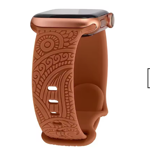 Designer Silicone Watch Strap