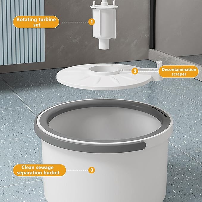 Spinning Mop with Bucket - F03