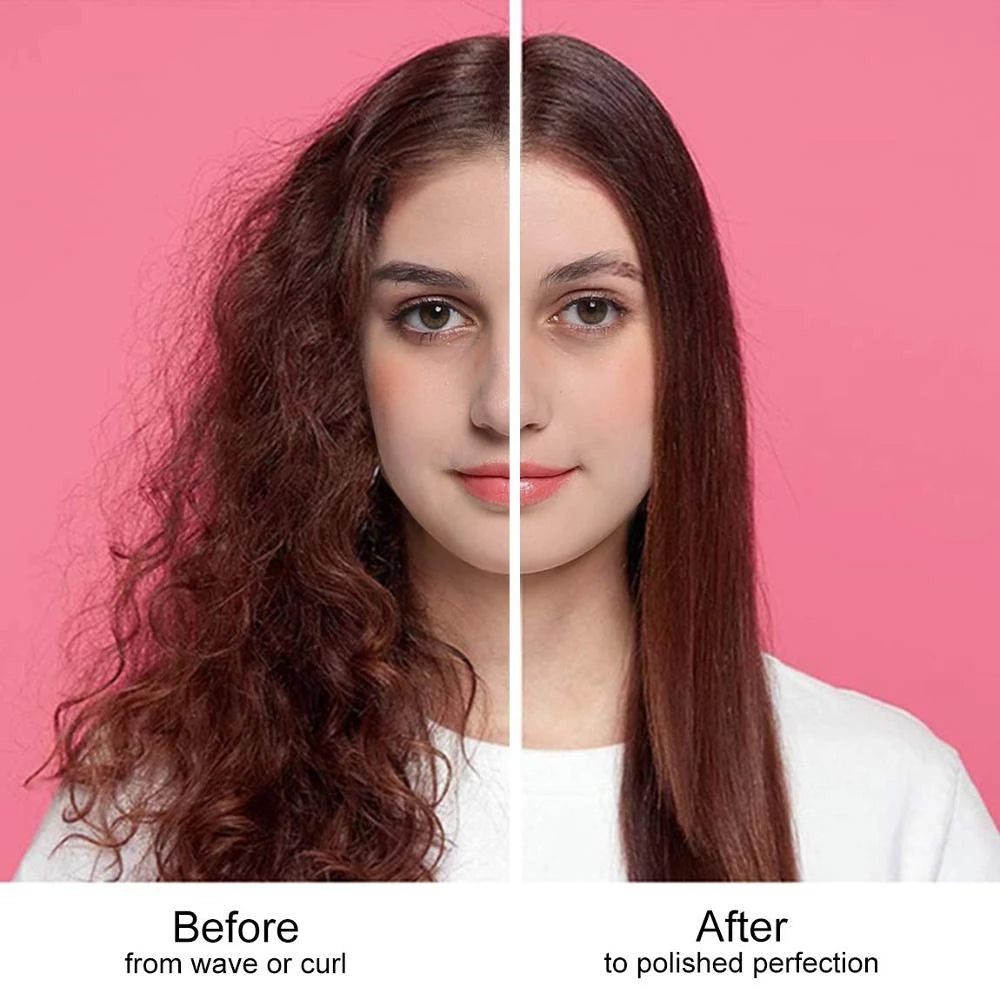 Hair Straightener Brush - One Step Hair Straightener